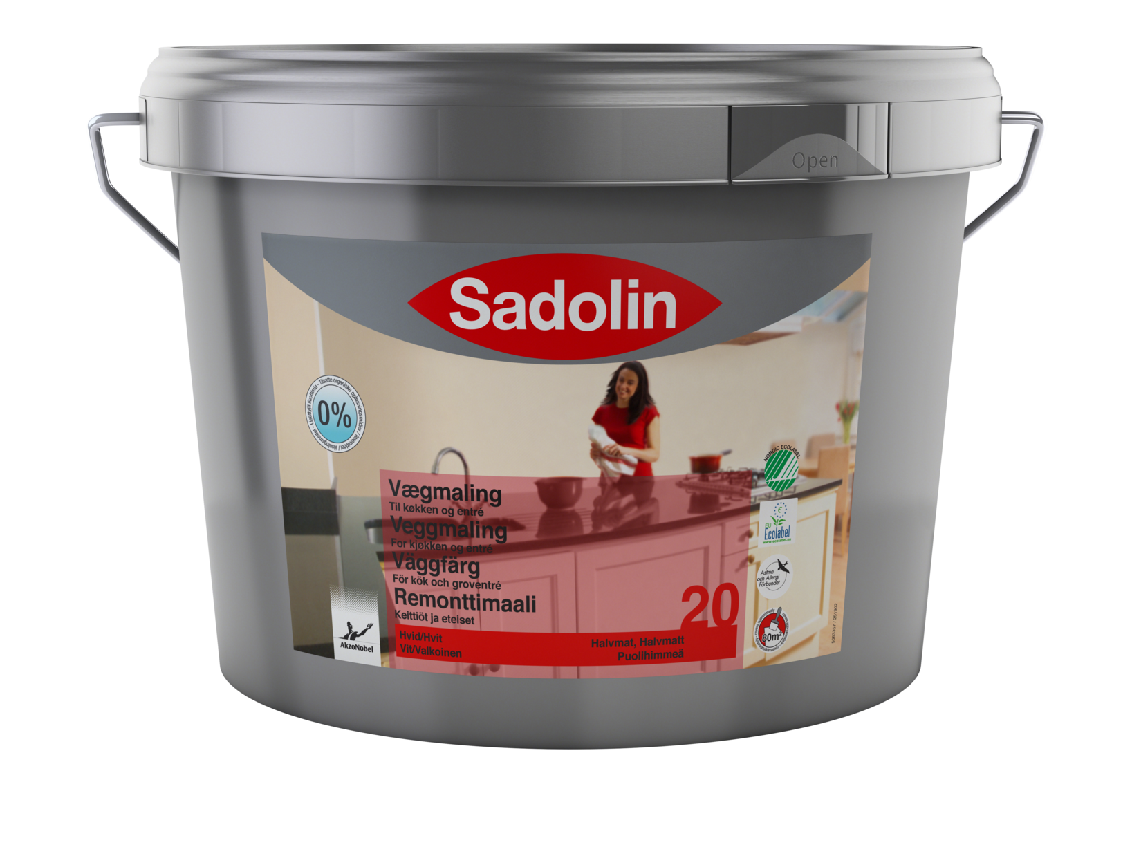 Sadolin Vægmaling 20 Halvmat 10,0L plast_Low-res (96 ppi) PNG_10415